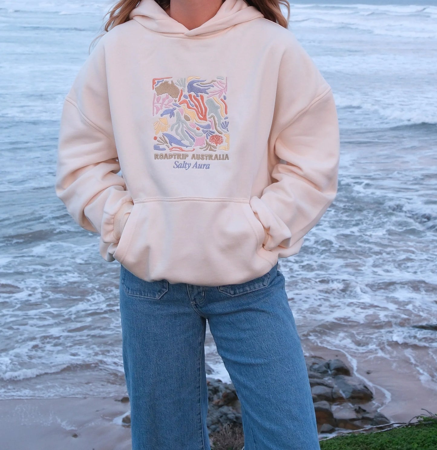 Cream Roadtrip Hoodie