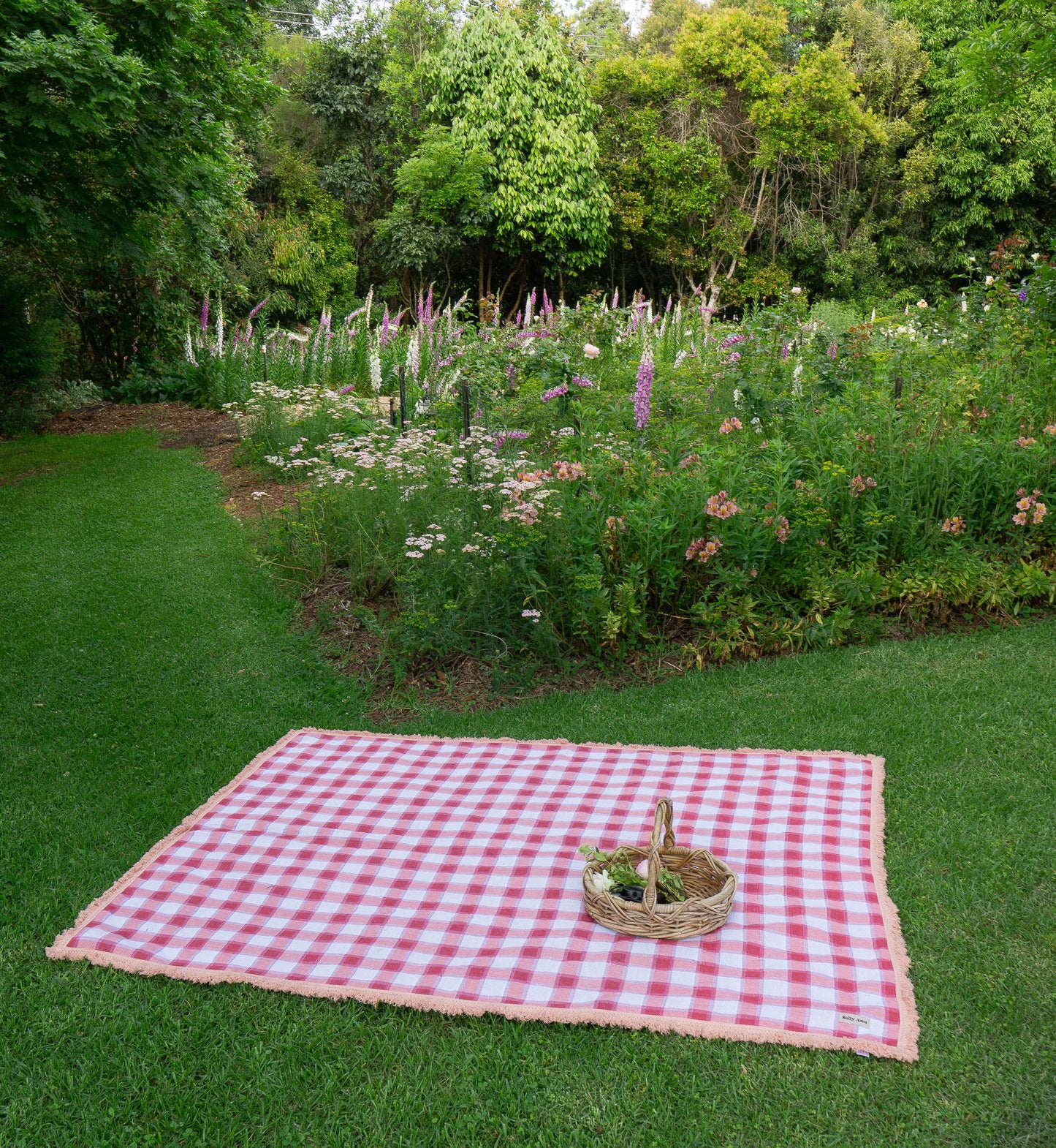 The Red Gingham Rug