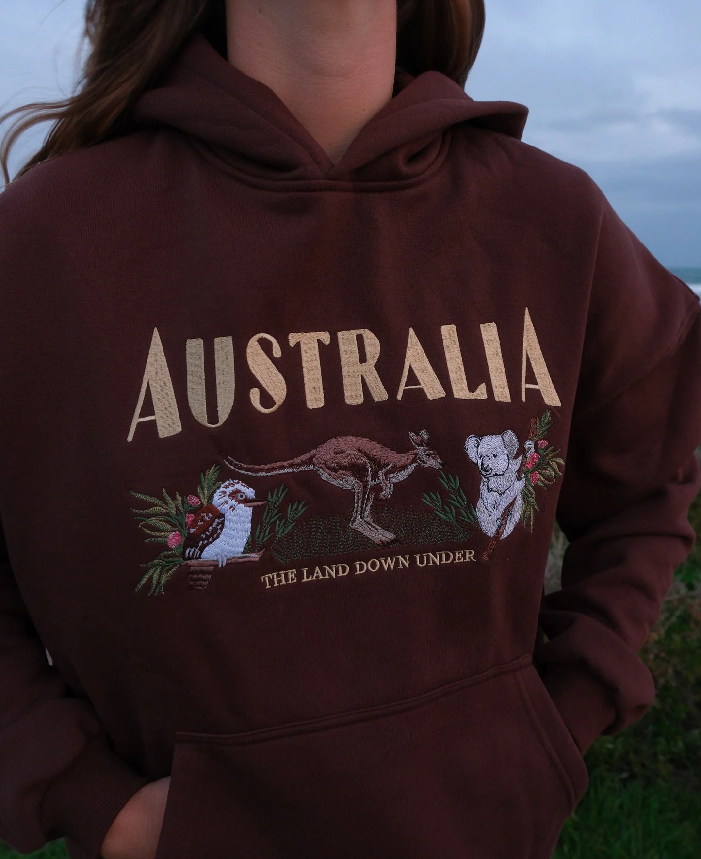 Brown Australia Hoodie