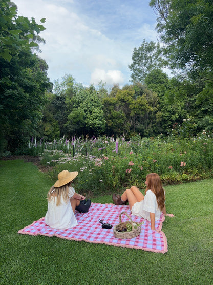 The Red Gingham Rug