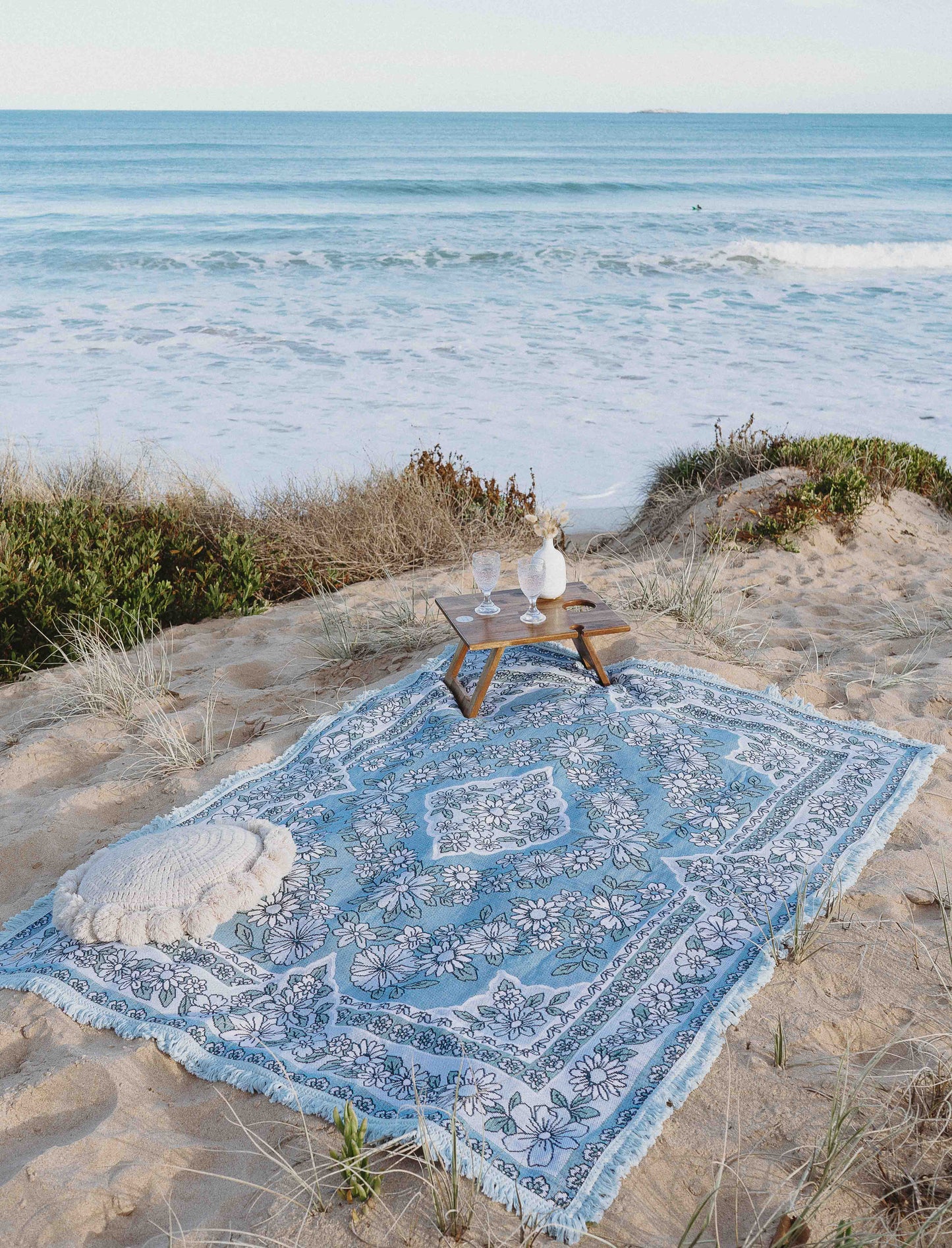 The Daisy Blue Rug