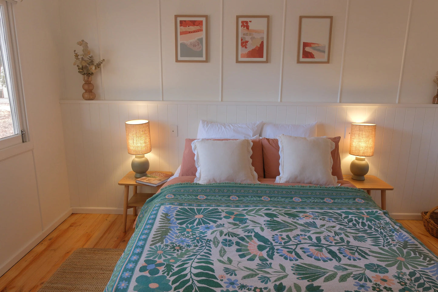 The Dahlia Green Rug