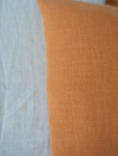 100% Hemp Cushion Cover Terracotta