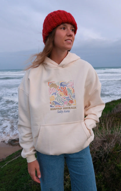 Cream Roadtrip Hoodie